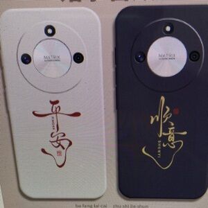 Elegant White and Black Phone Cases